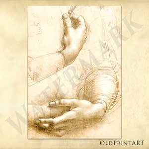 Puede incluir: Un dibujo en blanco y negro de dos manos, una sosteniendo una pluma o un lápiz, la otra descansando encima. El dibujo está hecho en un estilo realista y muestra el detalle de las manos.