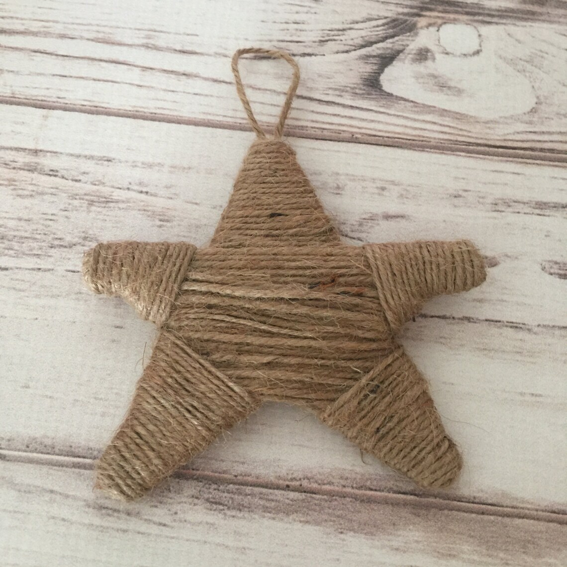 Twine Star Ornament Star Ornament Primitive Ornaments Twine Etsy