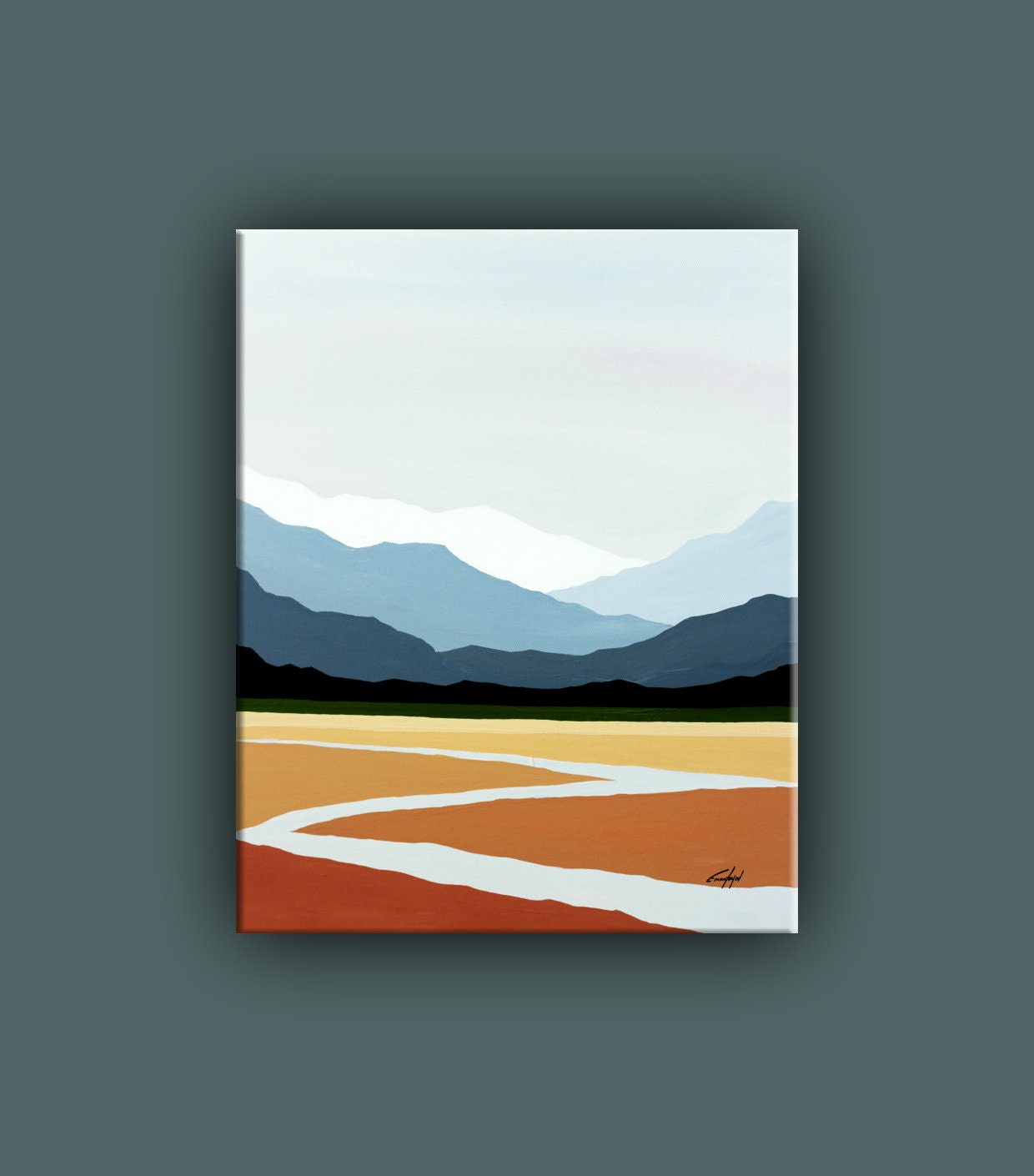 Canvas Painting Acrylic Landscape Painting For Beginners 3