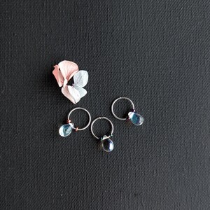 Three piece Genuine .925 Sterling Silver Jump rings