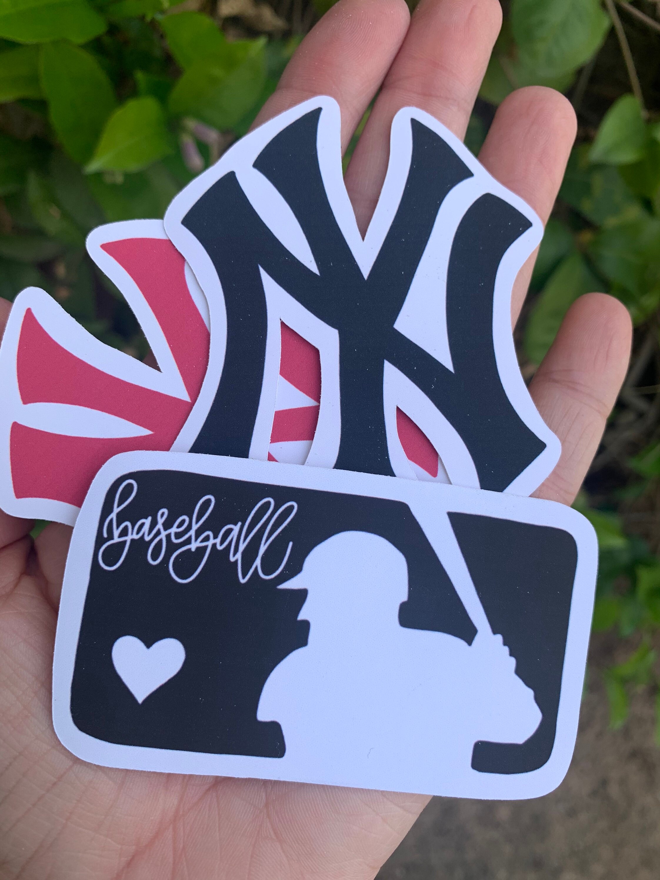 Yankees Sticker Pack Baseball Stickers Etsy