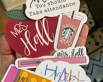 Teacher Life Sticker Pack: Vinyl Matte Stickers