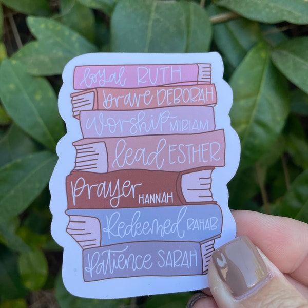 Women of the Bible Sticker , Faith Sticker