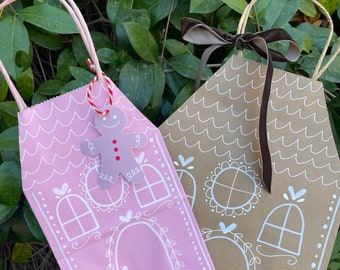 Gingerbread House Gift Bag
