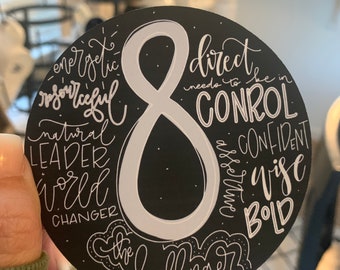 Enneagram Type 8 Sticker: 'The Challenger'
