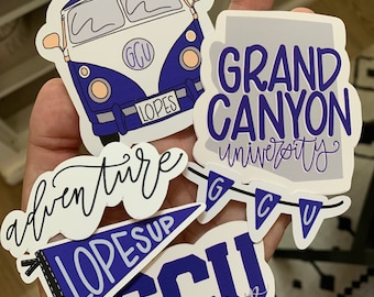 Grand Canyon University large sticker pack, GCU stickers
