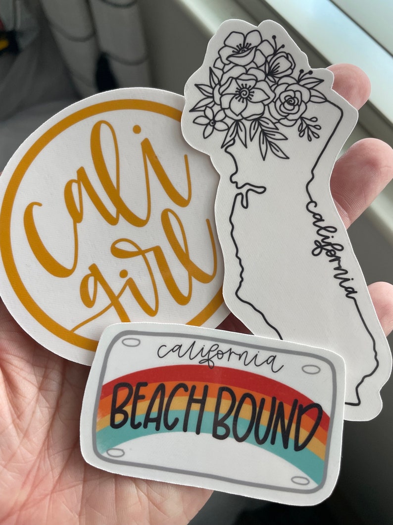 CALIFORNIA Girl Sticker Pack - Etsy