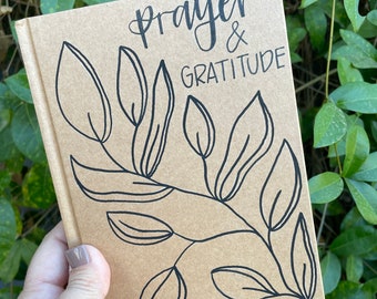 Hand-Painted Prayer & Gratitude Journal: Handlettered 250 Pages