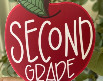 Grade Sticker , Apple Sticker