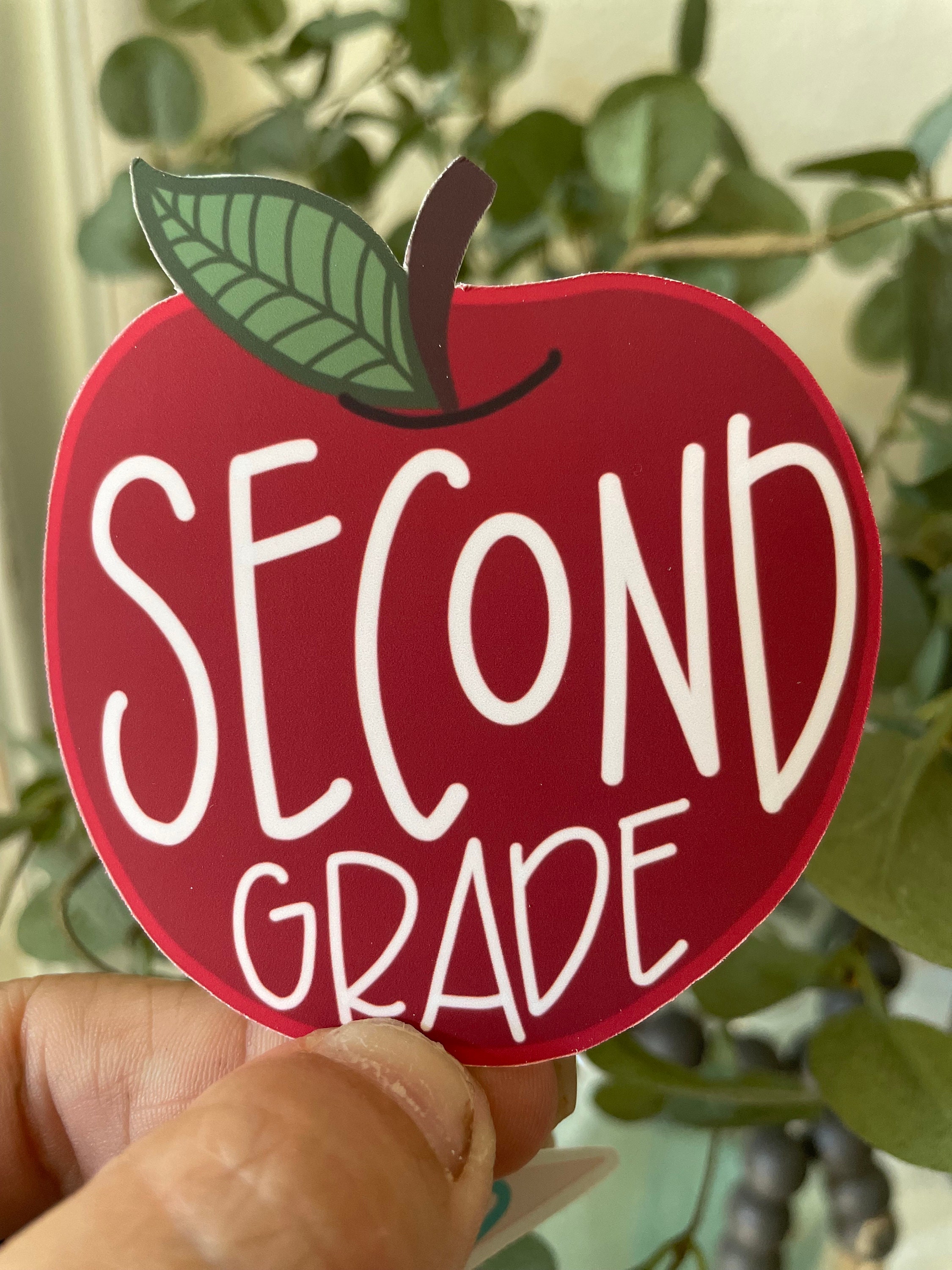 Grade Sticker , Apple Sticker - Etsy