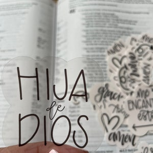 Bible Journaling Stickers, Clear Bible Stickers