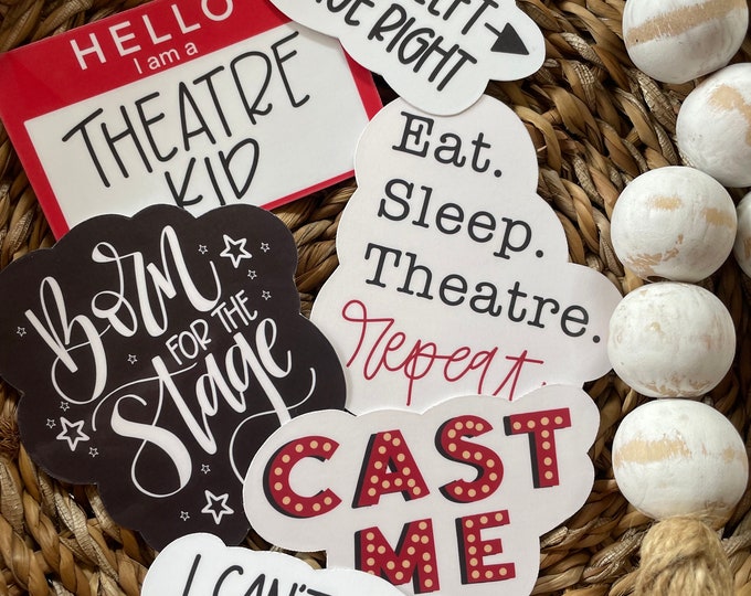 Drama Sticker Pack, Theatre Stickers