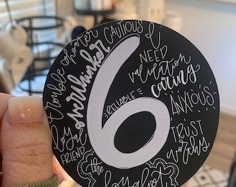 Enneagram Type 6 Sticker Set