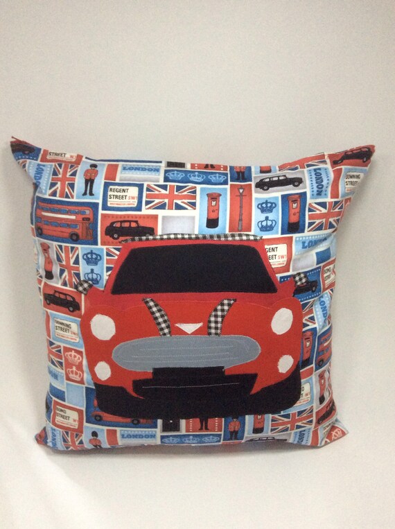 British Flag Union Jack Throw Pillow Handmade Pillows Car Etsy