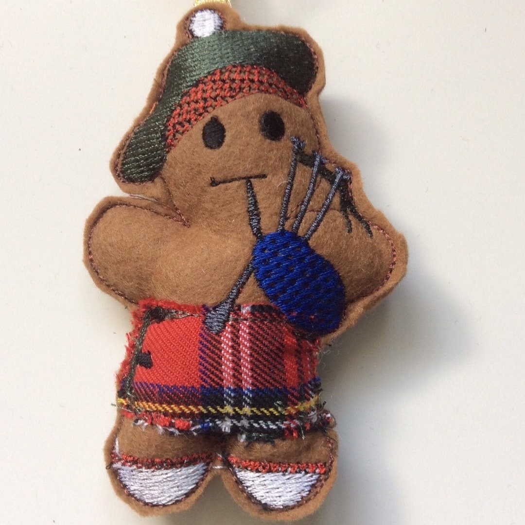 Bagpipe Ornament Scottish Christmas Tree Decor Scottish Piper Etsy