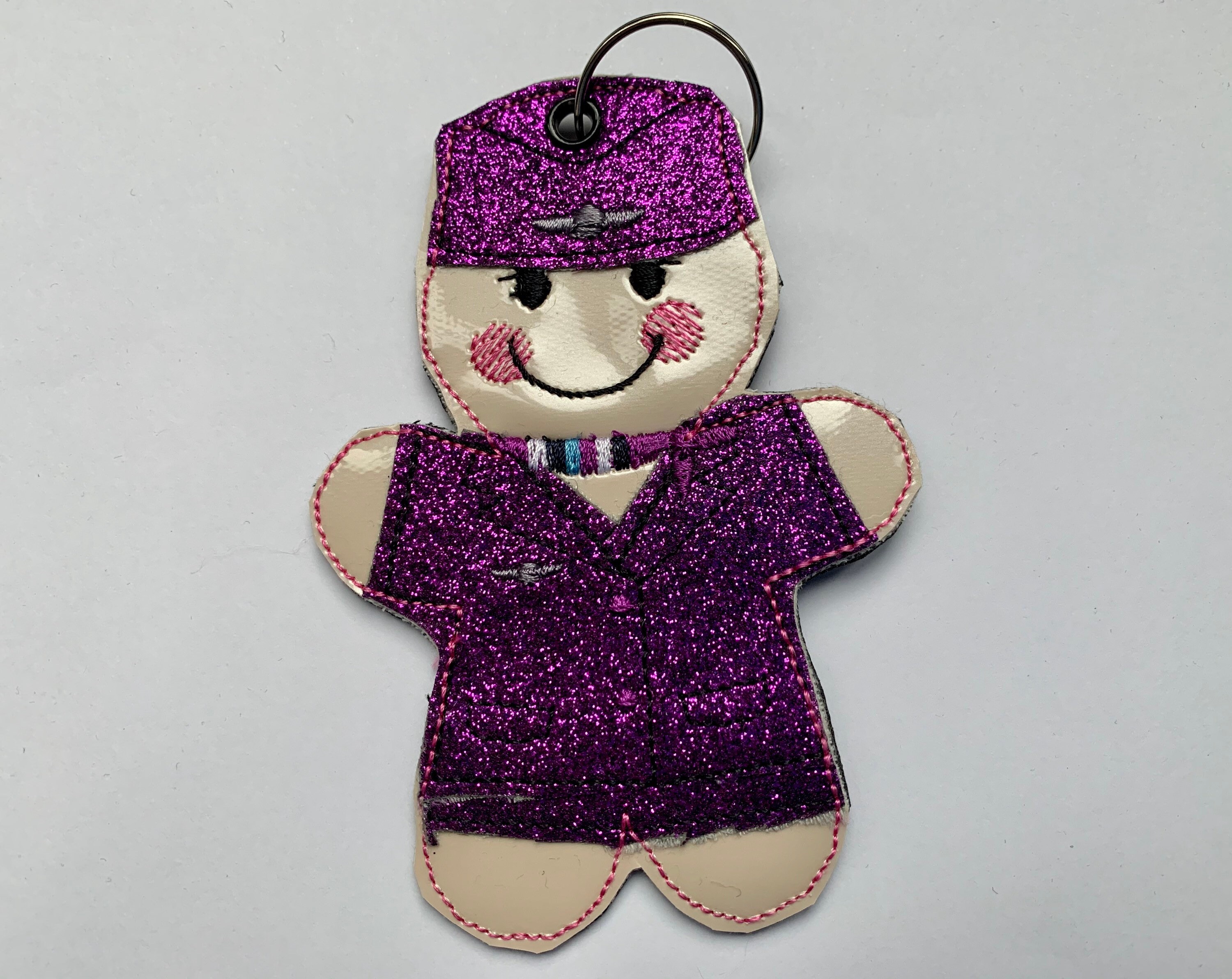 Cabin Crew Keyring Flight Attendant gifts woman present Etsy