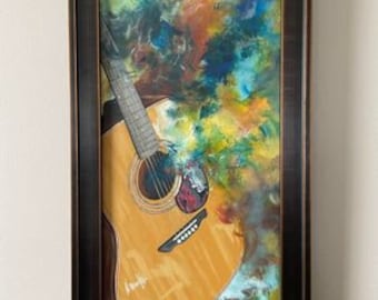 Original acrylic painting "Music"