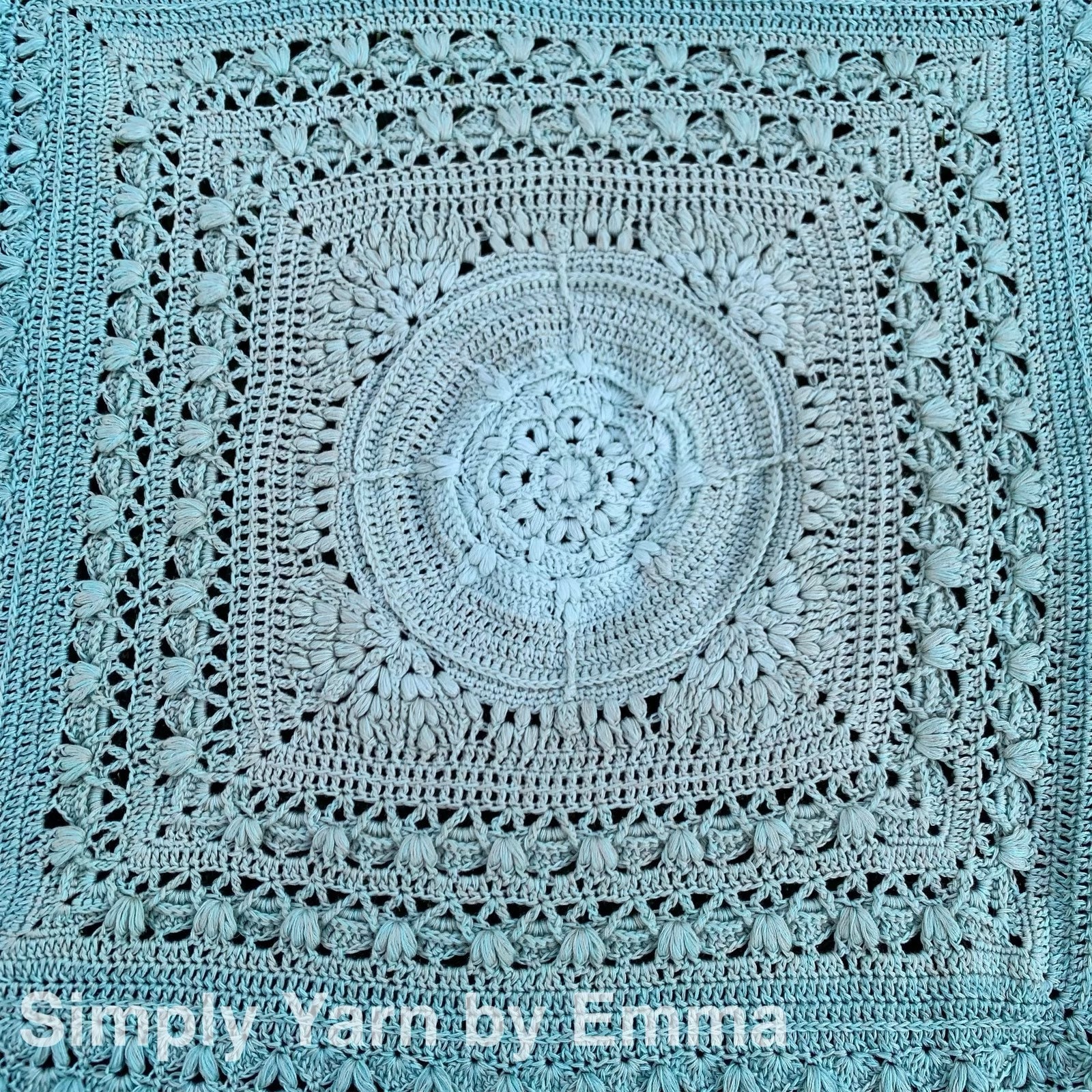 Anna's Tales Crochet Blanket Handmade with Love Etsy