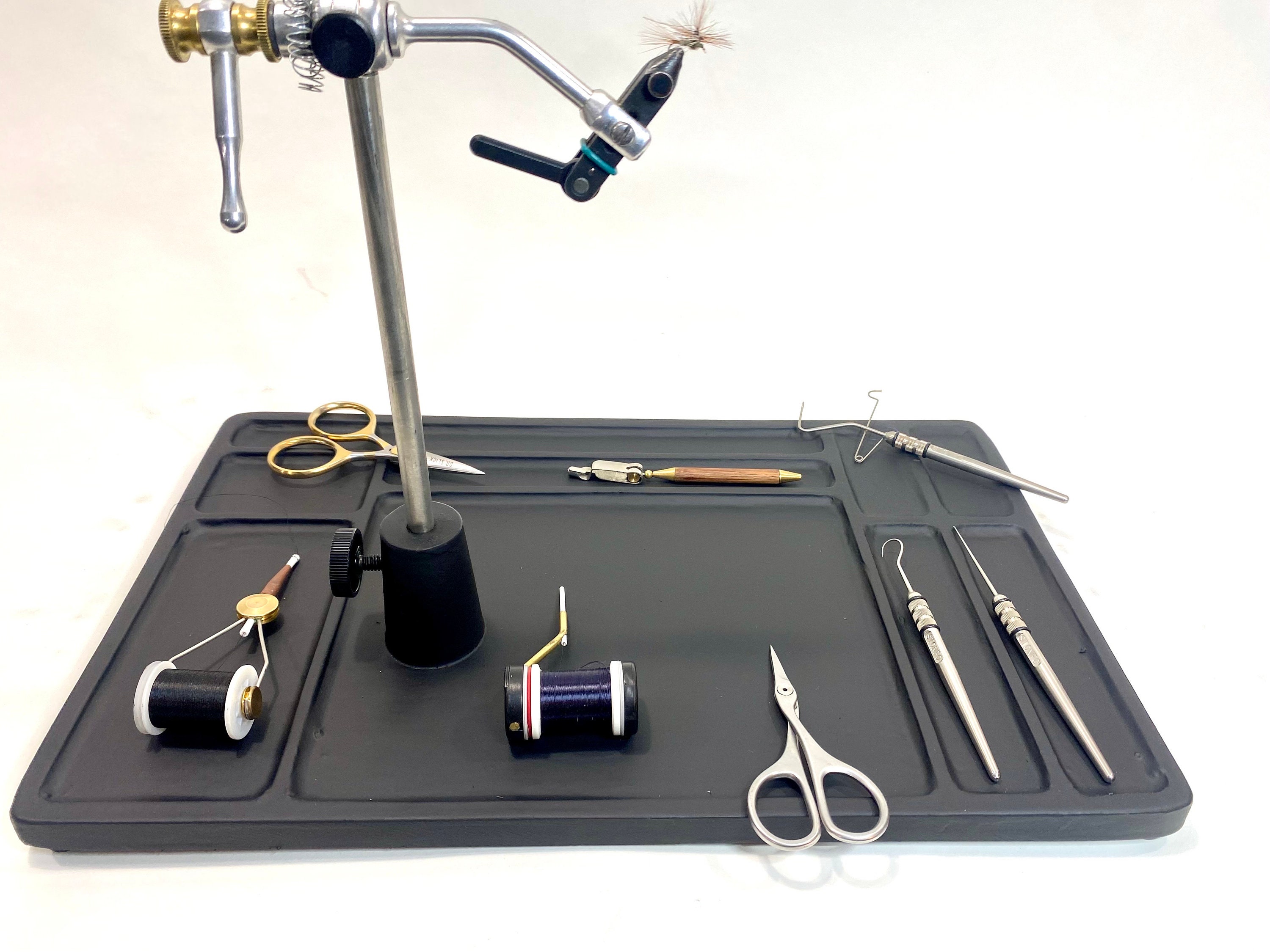 Regal REVOLUTION STAINLESS HEAD SERIES Fly Tying Vise — TCO