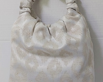 Ring Handle Bag | Handmade Cotton Fabric Purse | Stylish Tote Bag