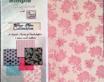 Scrapbook Paper and Vellum Collection