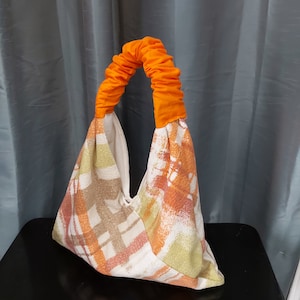 Handmade Japanese Triangle Origami Bag Bento Bag Japanese Origami Tote Bag Shoulder Bag Carry-All Bag Lightweight Everyday Bag