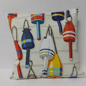 Decorative Nautical Throw Pillow Cover By Covington Throw Pillow Cover Toss Pillow Beach Pillow Cover