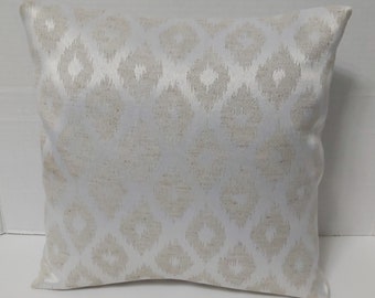 Kaslen Sheraton Diamond Beige Toss Pillow Throw Pillow Pillow Covers Farmhouse décor Accent Pillow