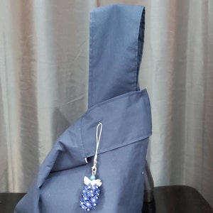 Handmade Japanese Knot Bag, Knitting Bag, Project Bag, Knot Bag, Wrist bag