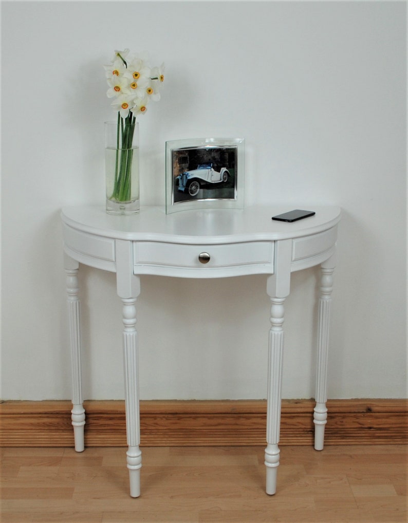 Half Moon Hall Table / Hallway Table / Hall Tables Etsy