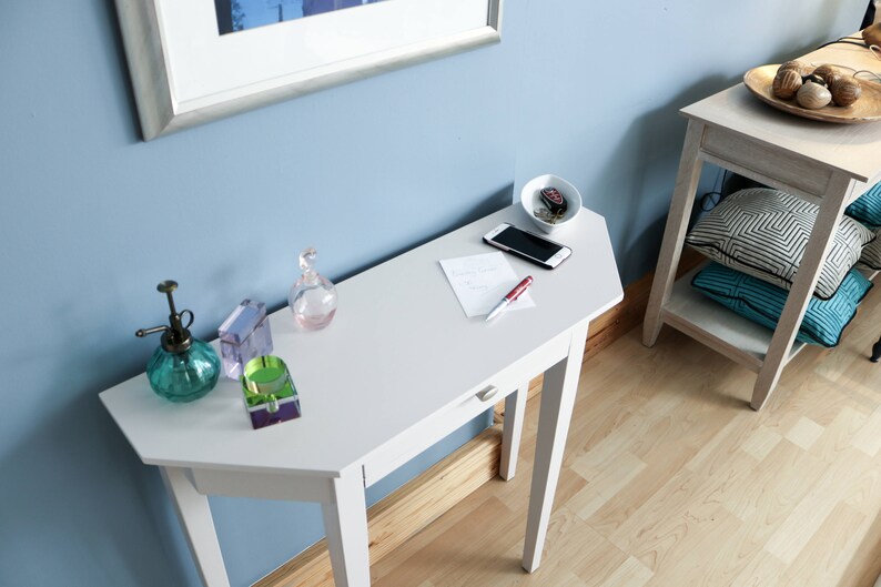 Hall Table / White Hall Table / Small Dressing Table Etsy