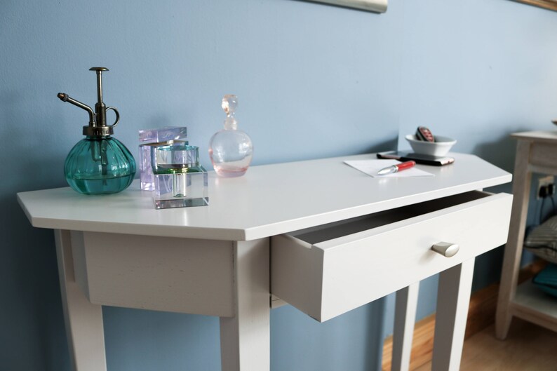 Hall Table / White Hall Table / Small Dressing Table Etsy