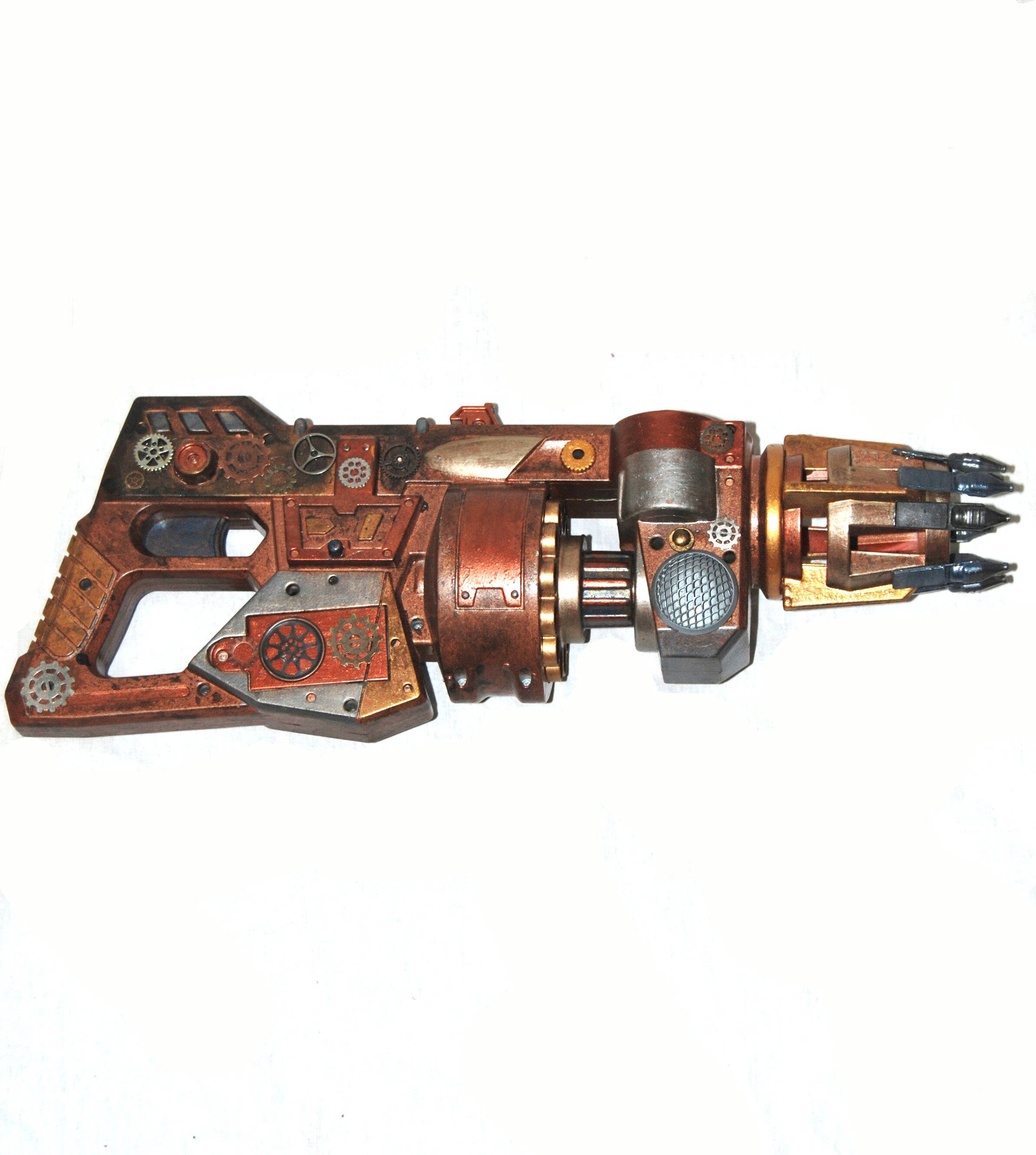 Big Steampunk Gun Cosplay Costume Prop Apocalyptic Weapon