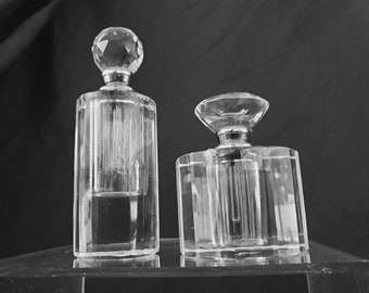 Vintage Oleg Cassini Cut Crystal Perfume Bottle – Tall Vanity Bottle