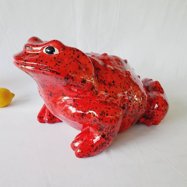Vintage Ceramic Frog Etsy