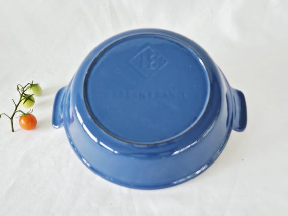 Rare Le Creuset Cobalt Blue Round Baker, Size 18 - Etsy