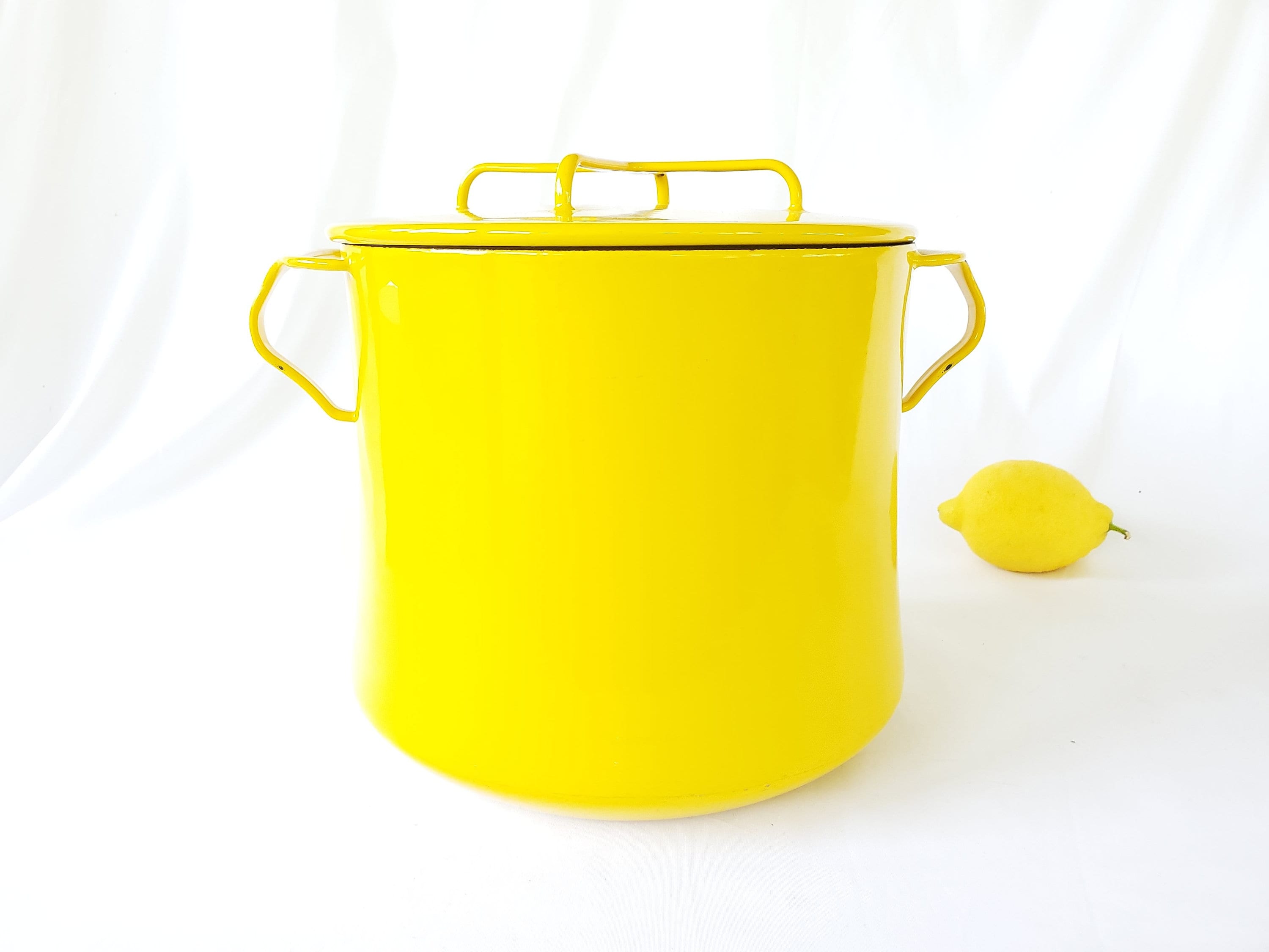 Rare XXL Dansk Sun Gold Stock Pot With Lid Kobenstyle 7 Qt
