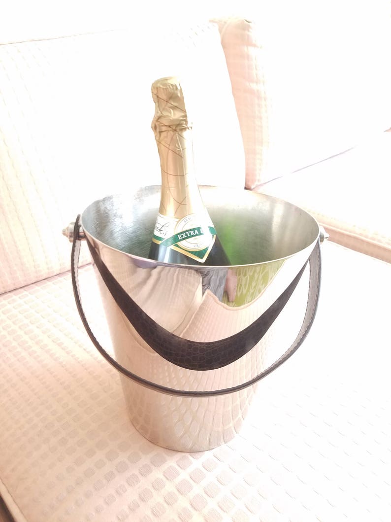 Towle Champagne Ice Bucket Wine Chiller Silverplated Barware Etsy