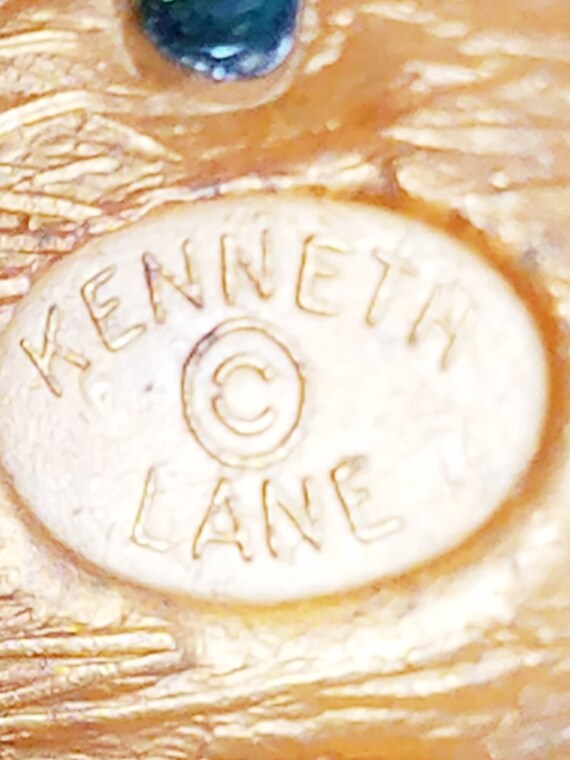 Vintage Kenneth Jay Lane Ladybug Brooch, 1960s En… - image 8