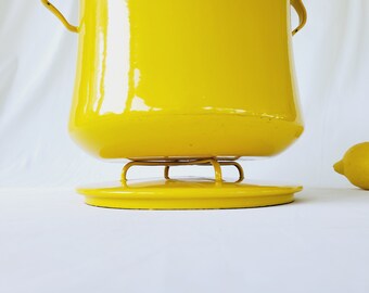 Rare XXL Dansk Sun Gold Stock Pot With Lid Kobenstyle 7 Qt Large