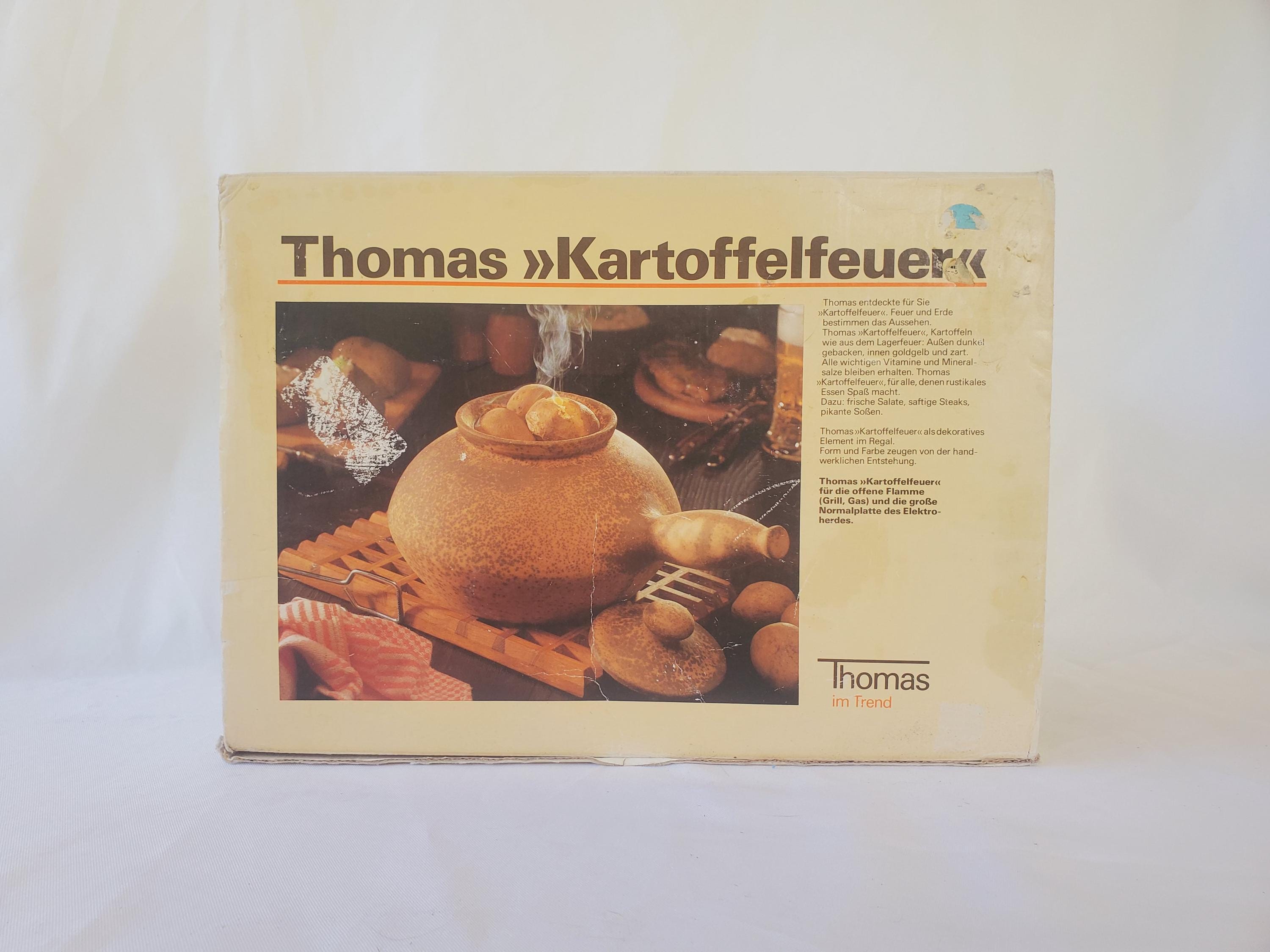 Thomas　maronenfeuer ポテトポット　栗 NEW Thomas Potato Baker Kartoffelfeuer Baker Clay Potato