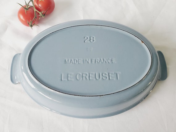 Vintage Le Creuset Oval Baker, 1.5 Qt Sky Blue Casserole Dish - Etsy