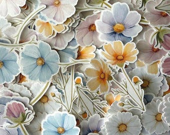 Wildflowers Pastel Confetti, Spring Wildflowers, Baby In Bloom, Floral, Gender Reveal, Baby Shower, Birthday, Wedding, Blooming, Decorations