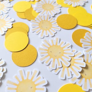 You are my Sunshine, Sunkissed Beauty, Ray of Sunshine, Little Miss Sunshine, My First Summer, Birthday, Shower, Party Confetti, Confettis image 3
