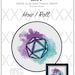 How I Roll - D20 cross stitch