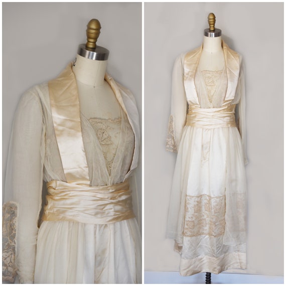 1910s Wedding Dress | Gorgeous Edwardian Wedding D