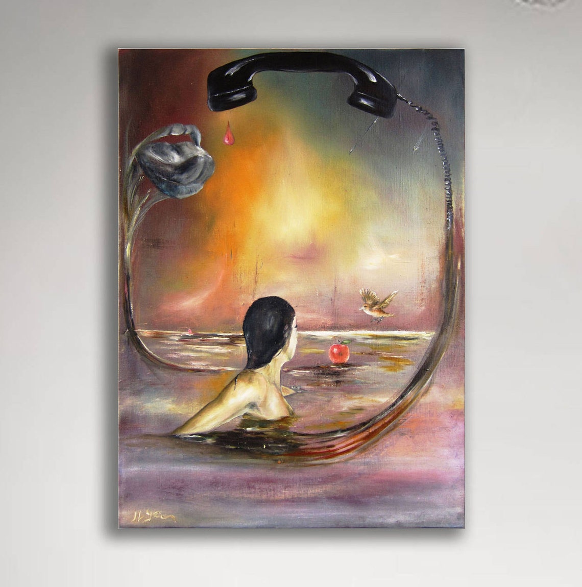 Abstract Modern Painting Oil Painting With Deep Meaning | Etsy UK