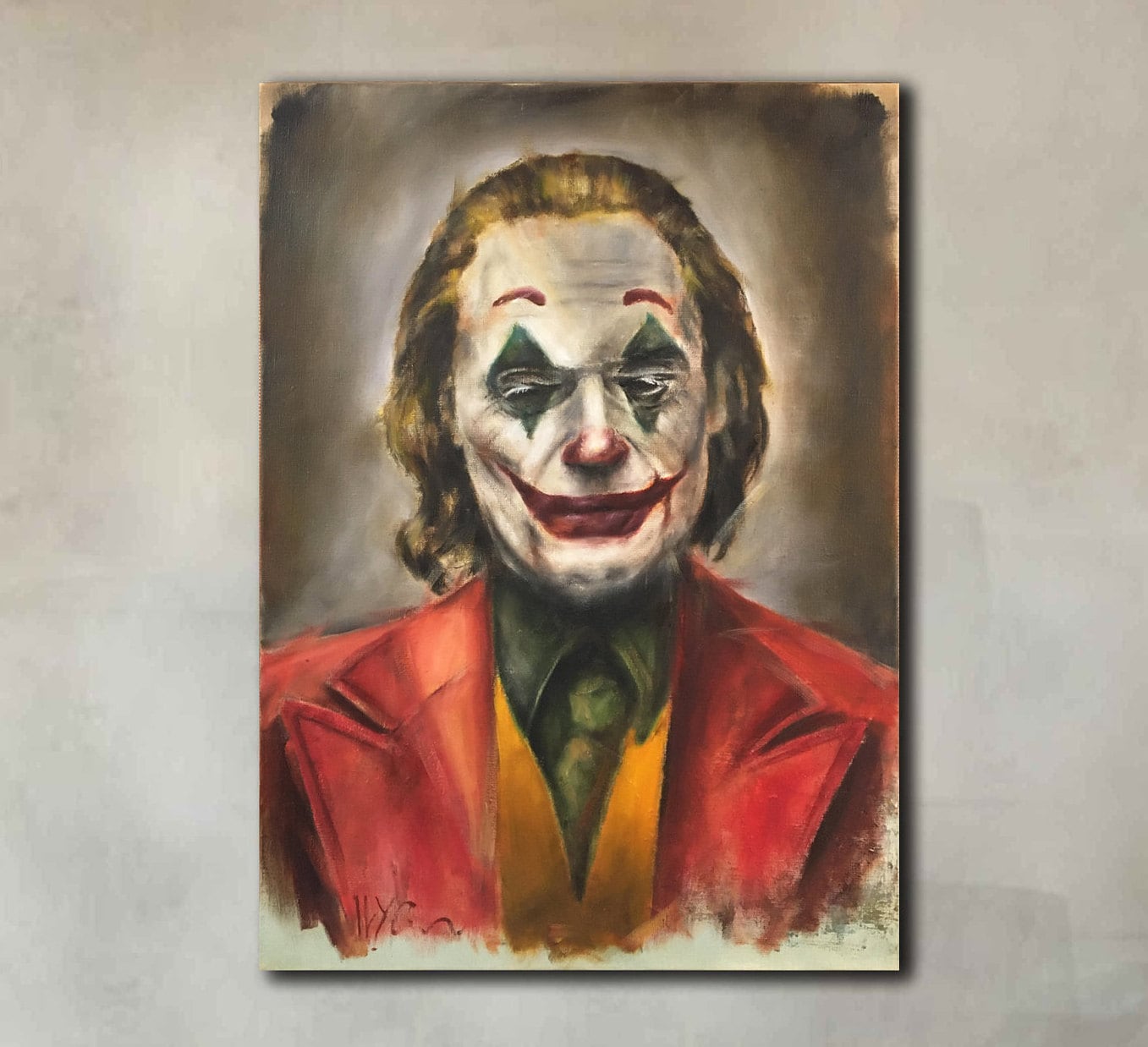 Comic Joker Painting