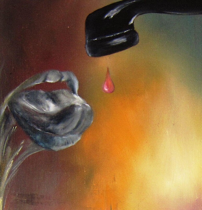 Abstract Modern painting Oil painting with deep meaning Etsy