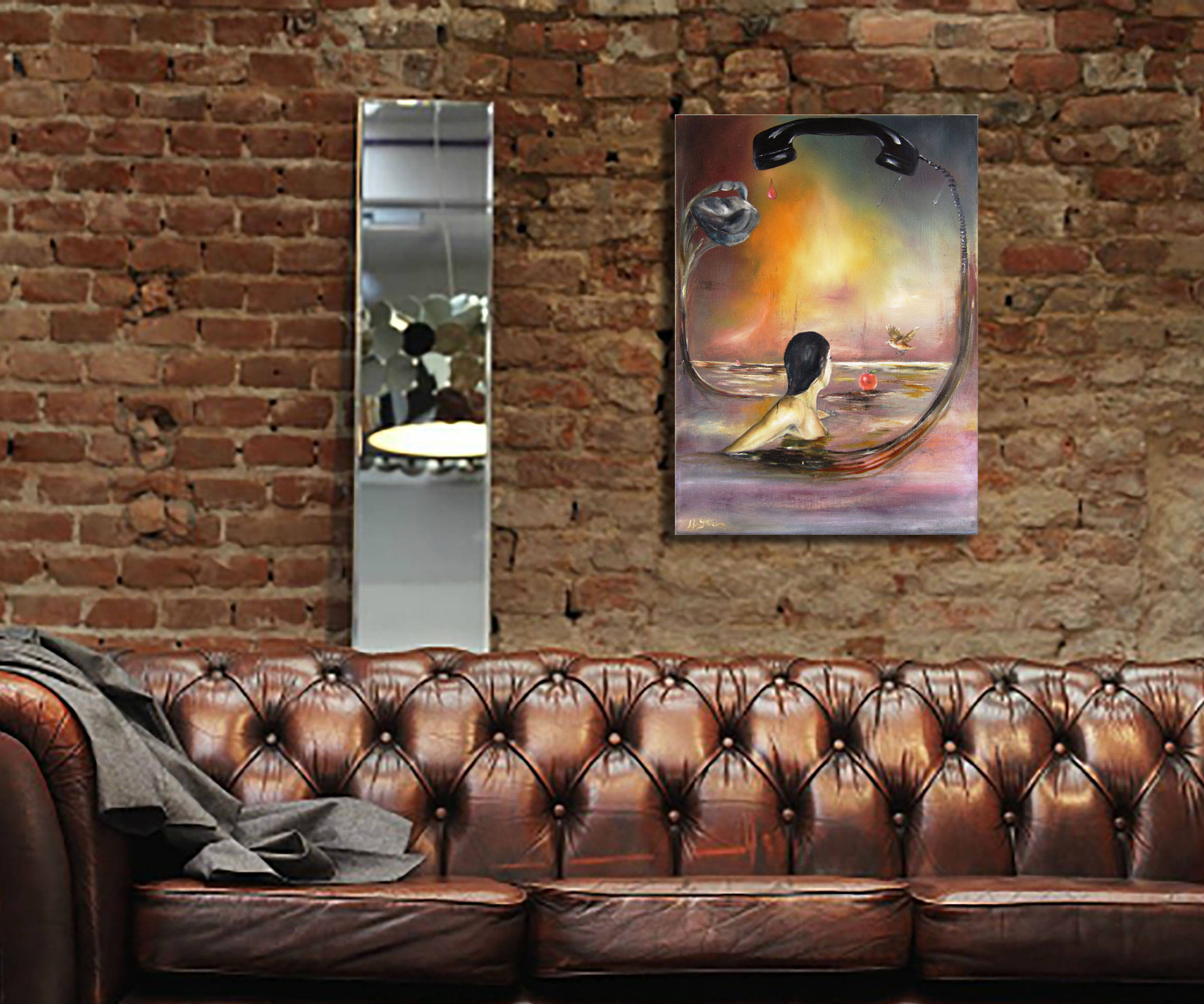 Abstract Painting with Deep Meaning Deconstructing the Canvas of Emotion